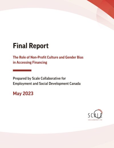 Final Report - The Role of Non-Profit Culture and Gender Bias in Accessing Financing - Preview